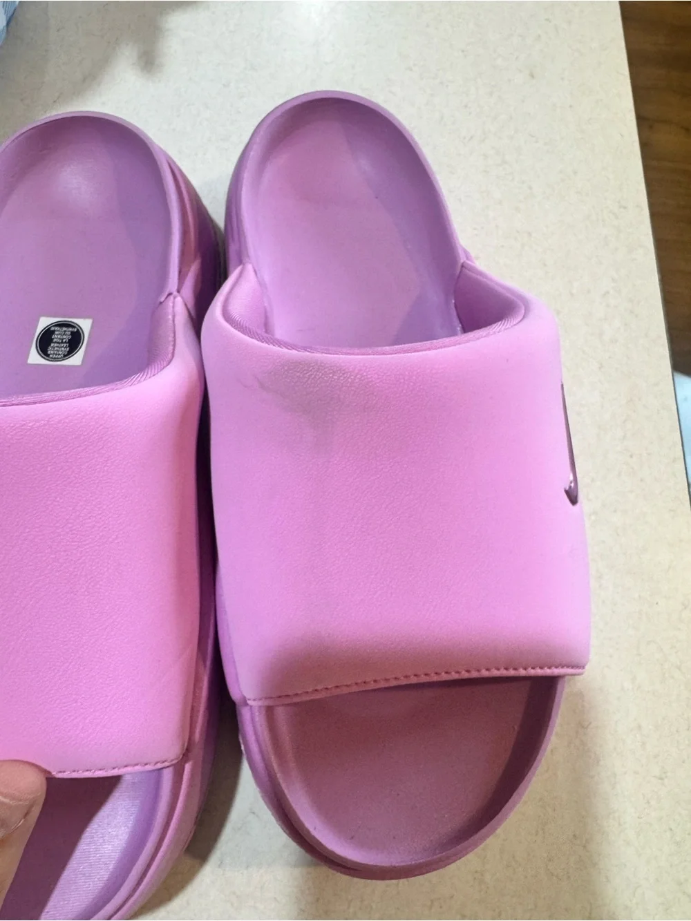 Nike elevation Pink Women's Platform Slide Sandals